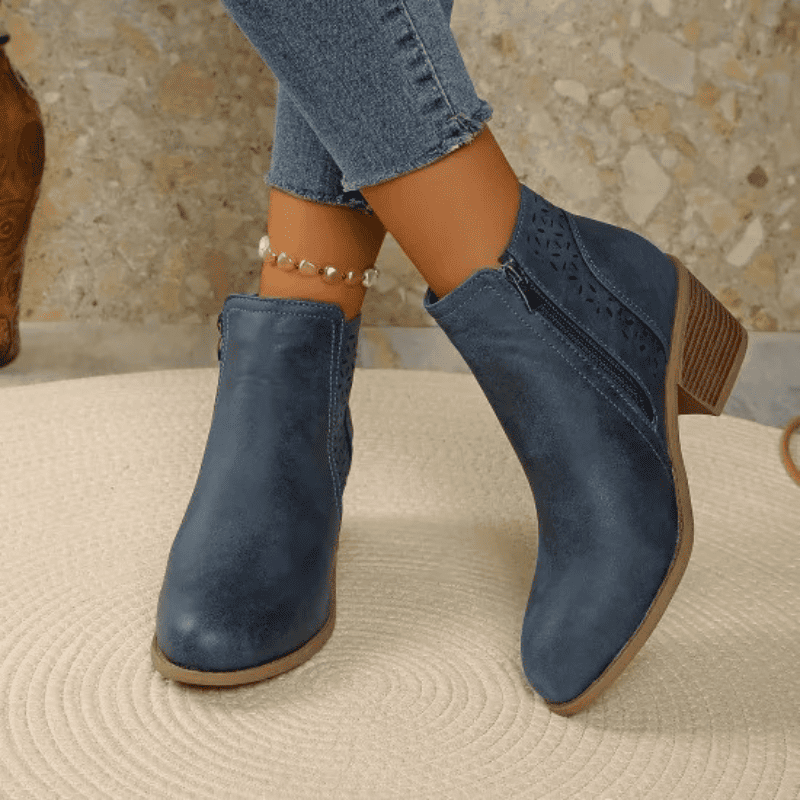 Bota Ortopédica de Cuero para Mujer – Alivio en Cada Paso