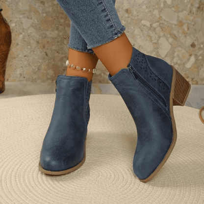 Bota Ortopédica de Cuero para Mujer – Alivio en Cada Paso