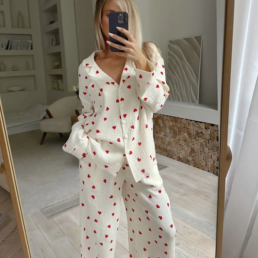 Pijama “Dulce Abrazo” de Algodón