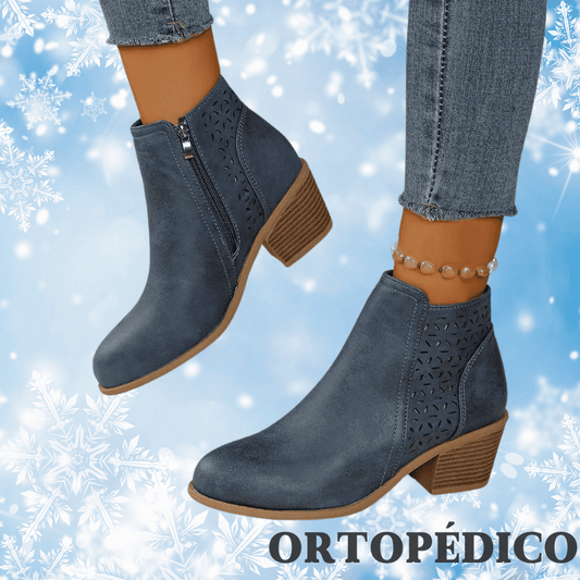 Bota Ortopédica de Cuero para Mujer – Alivio en Cada Paso