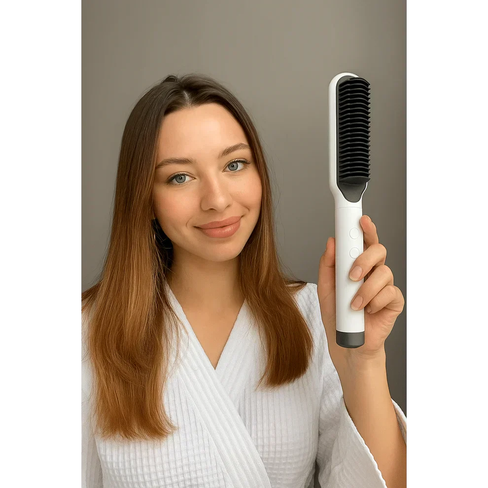 Cepillo Alisador Profesional - Cabello liso en minutos, sin esfuerzo